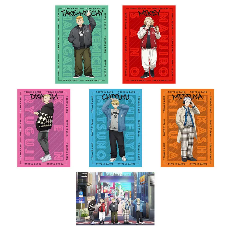 [Pop Up Store] Tokyo Revengers x WEGO "Off Scene" Special Collaboration Postkarten-Set