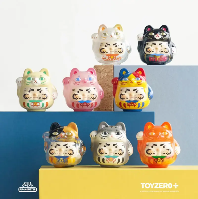 PP x MONSTER - Sparkle Lucky Daruma Series 1 - Blindbox - Einzelbox - ca. 8cm