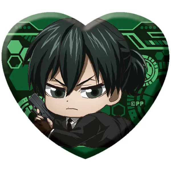 Psycho-Pass 3 Glitter Herzbutton/Clip Nobuchika Ginoza