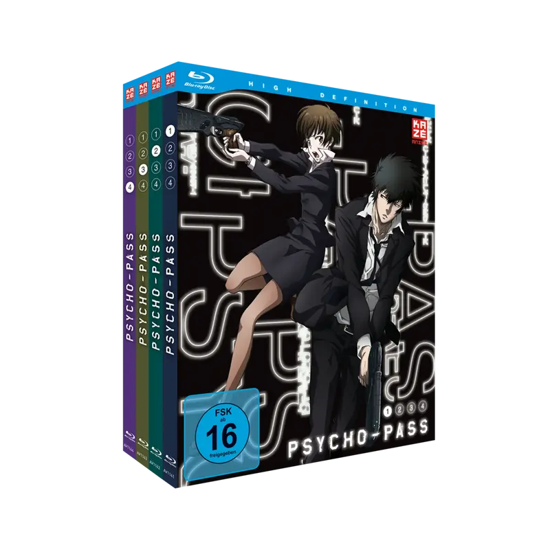 Psycho-Pass - Staffel 1 - Gesamtausgabe - Bundle mit Vol. 1-4 (Blu-ray)