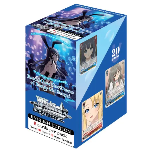 Rascal Does Not Dream of Bunny Girl Senpai Weiß Schwarz TCG Booster Reprint (EN)