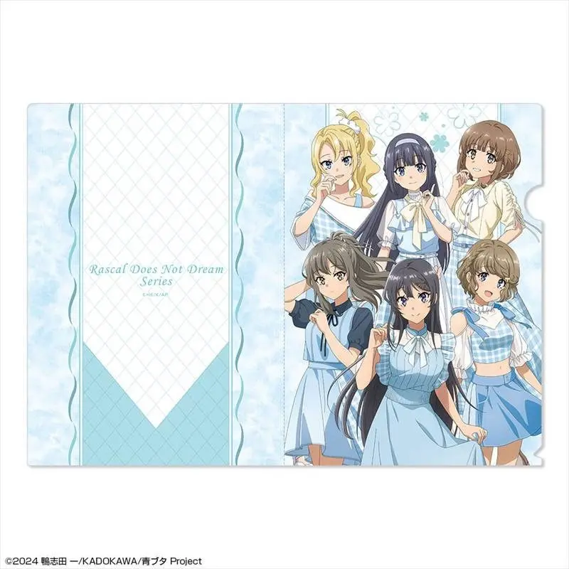 Rascal Does Not Dream Series Clearfile - Sommer Karo Version - Pop Up Store (DIN A4)