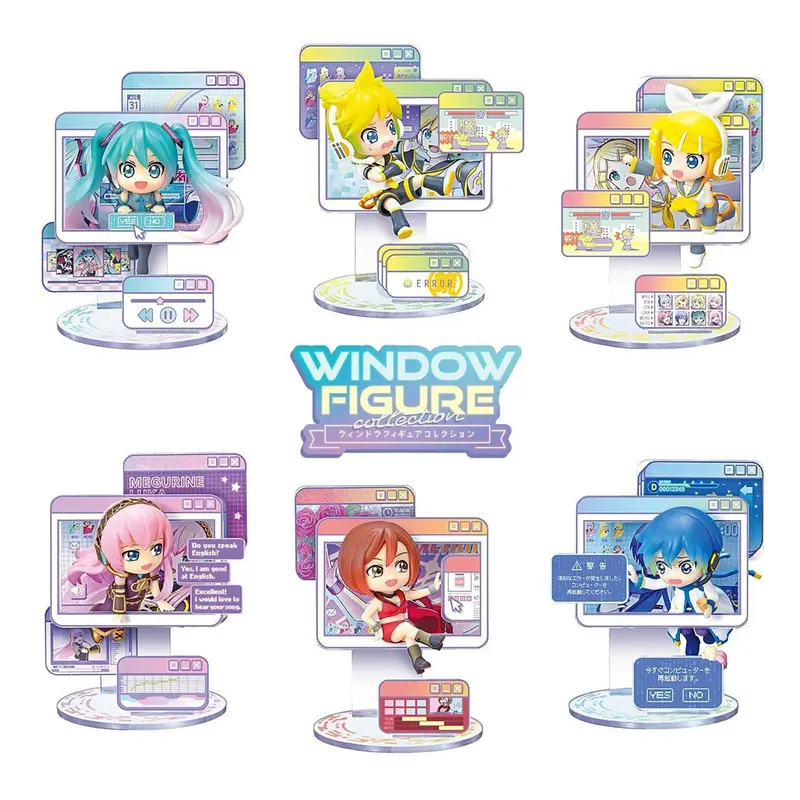 Re-Ment - Hatsune Miku - Window Figure - Blindbox Figur - 6cm - Einzelbox