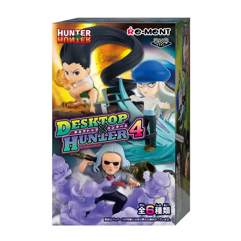 Re-Ment - Hunter x Hunter - DesQ Desktop Hunter 4 - Blindbox Figur - 6cm - Einzelbox