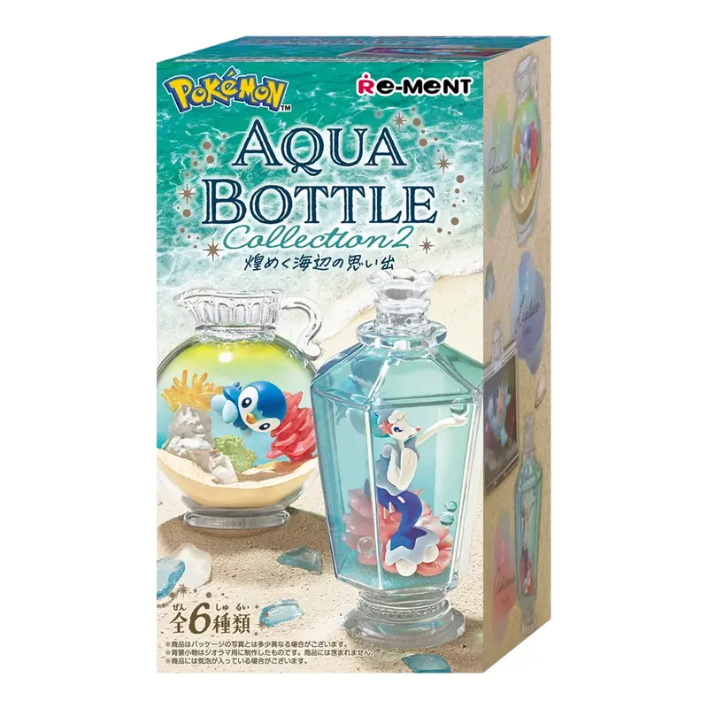 Re-Ment - Pokémon - Aqua Bottle Collection Vol.2 - Blindbox Figur - 13cm - Einzelbox