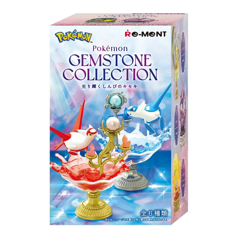 Re-Ment - Pokémon - Gemstone Collection Shinki no Kiseki - Blindbox Figur - 6cm - Einzelbox