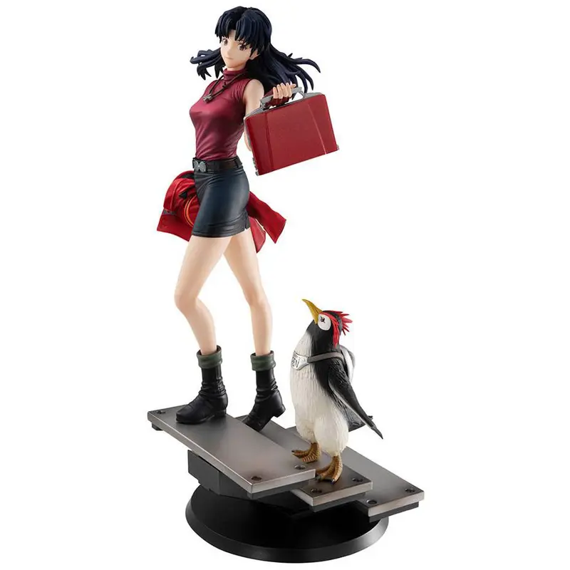 Rebuild of Evangelion Gals PVC Statue Misato Katsuragi & Pen Pen