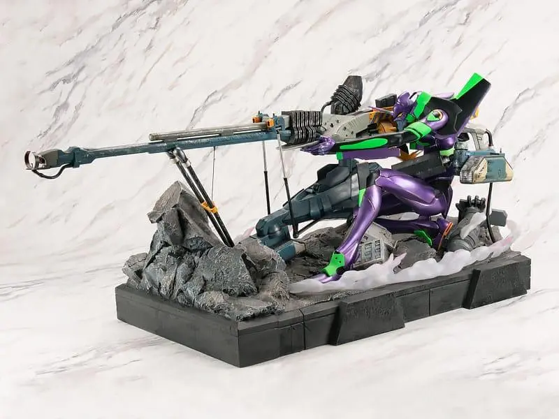 Rebuild of Evangelion Operation Statue Yashima Evangelion Unit-01 Premium Metallic Color Ver. 68 cm