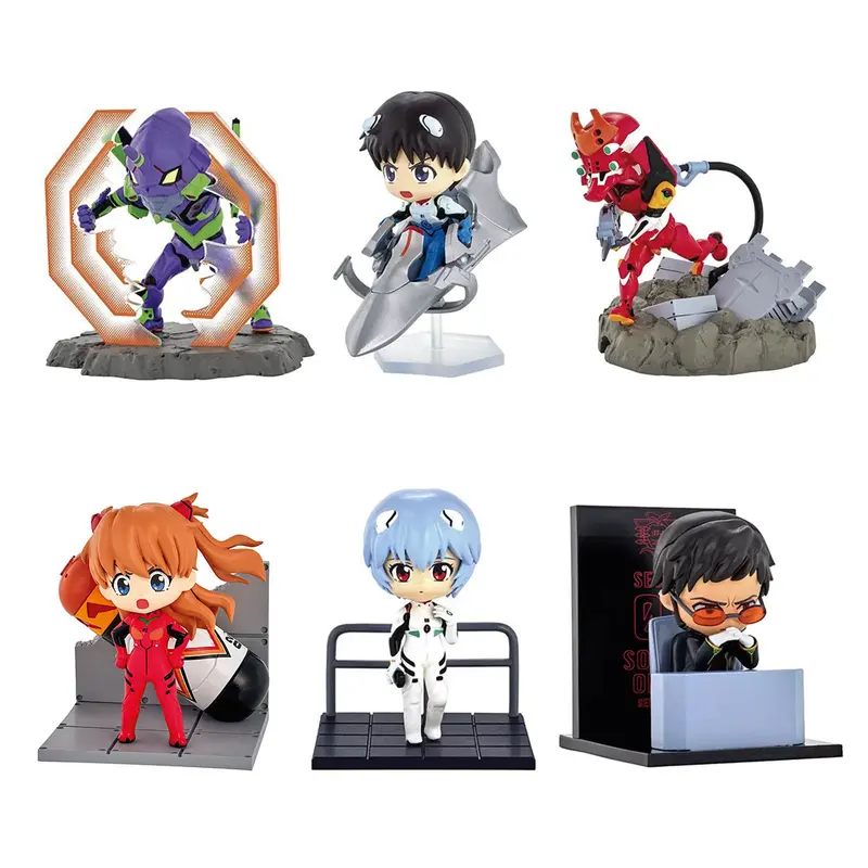 Rement Evangelion Minifiguren ca. 6 cm DesQ Desktop EVA Display (6)-(1)