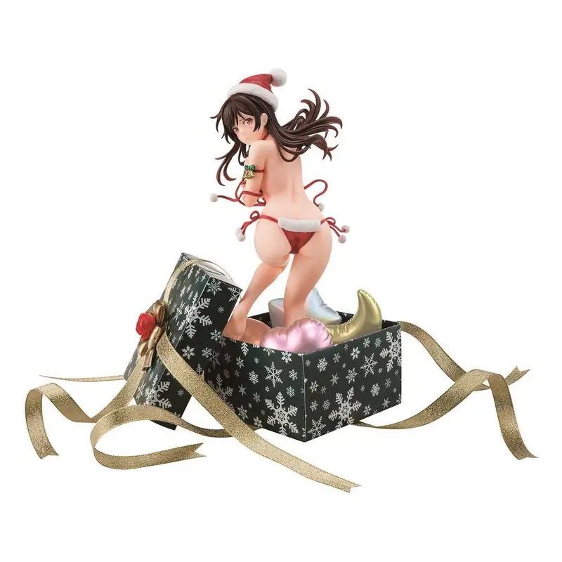 Rent-A-Girlfriend PVC Statue 1/6 Chizuru Mizuhara in a Santa Claus Bikini De Fluffy