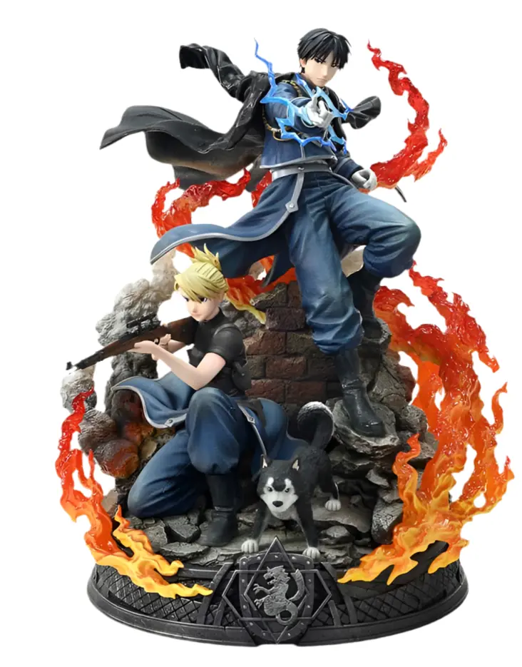 Roy Mustang & Riza Hawkeye Regular Version Concept Masterline Statue 1/6 50 cm Fullmetal Alchemist