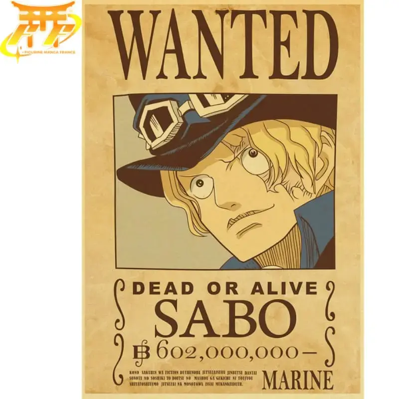 Sabo Poster Wanted – One Piece