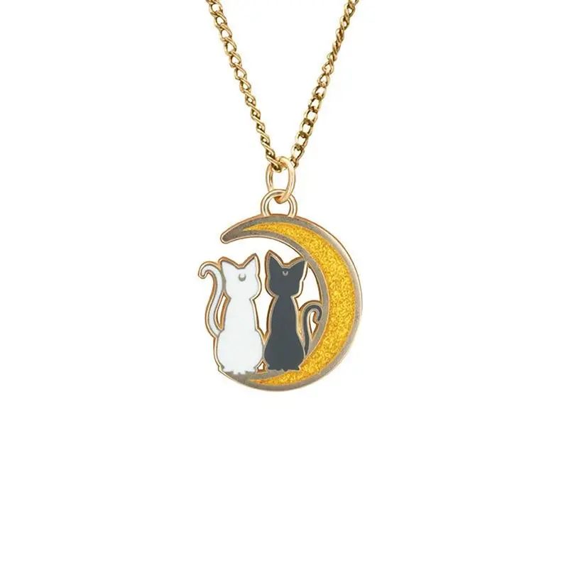Sailor Moon - Luna und Artemis - Halskette mit Anhaenger - 53cm - ABYstyle