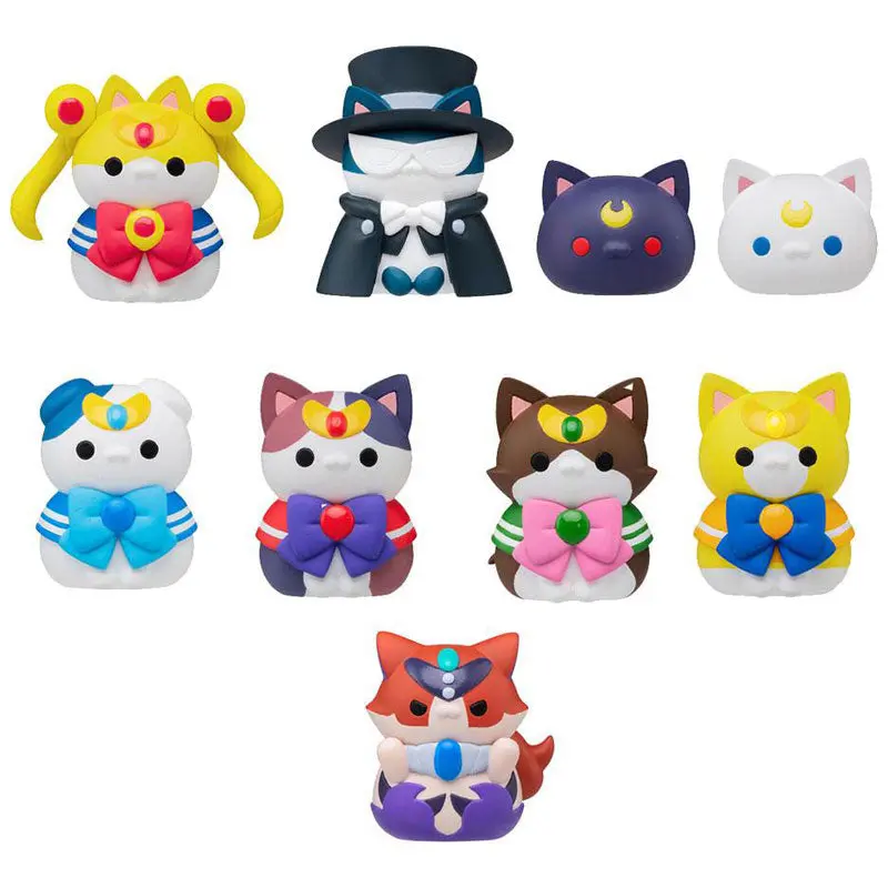 Sailor Moon Mega Cat Project Sammelfiguren Sailor Mewn *Set*
