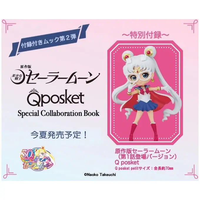 Sailor Moon Q Posket Petit Figur Special Collaboration Book
