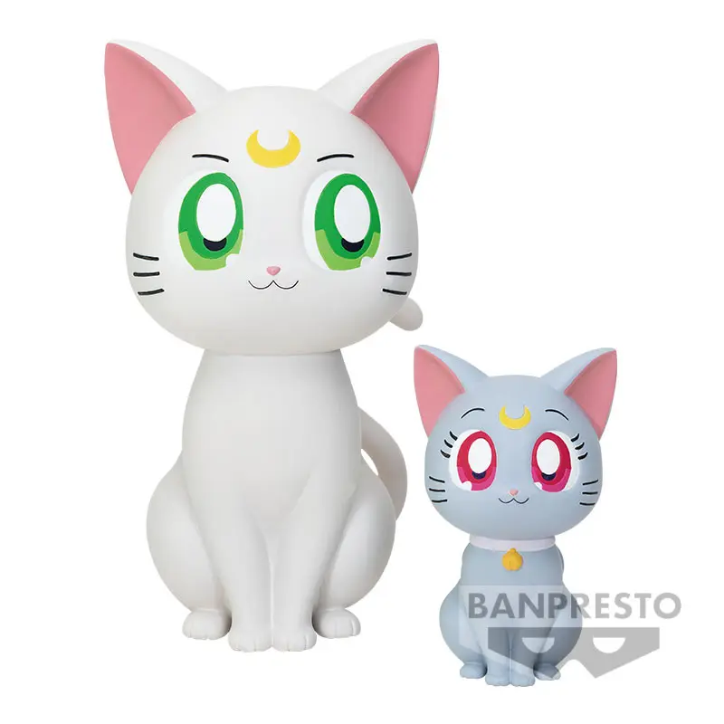 Sailor Moon Sofvimates PVC Statue Artemis & Diana