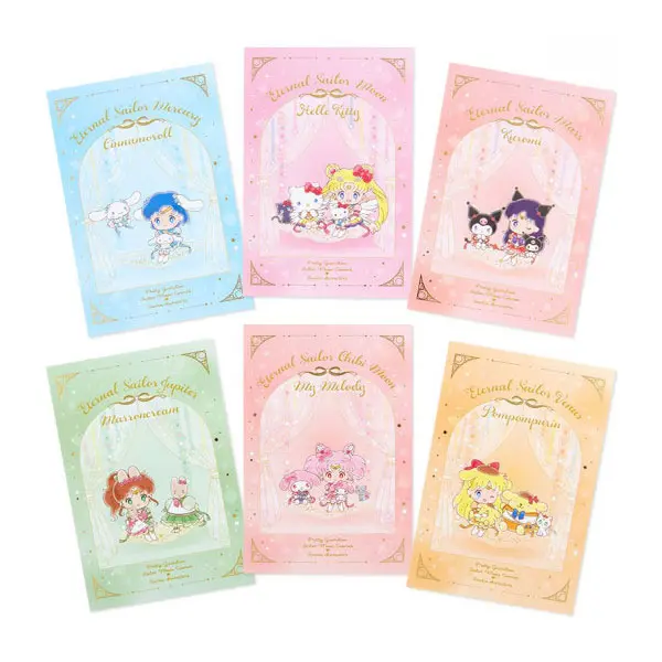 [Sailor Moon Store] Sailor Moon Cosmos x Sanrio Postkarten-Set Inner Senshi