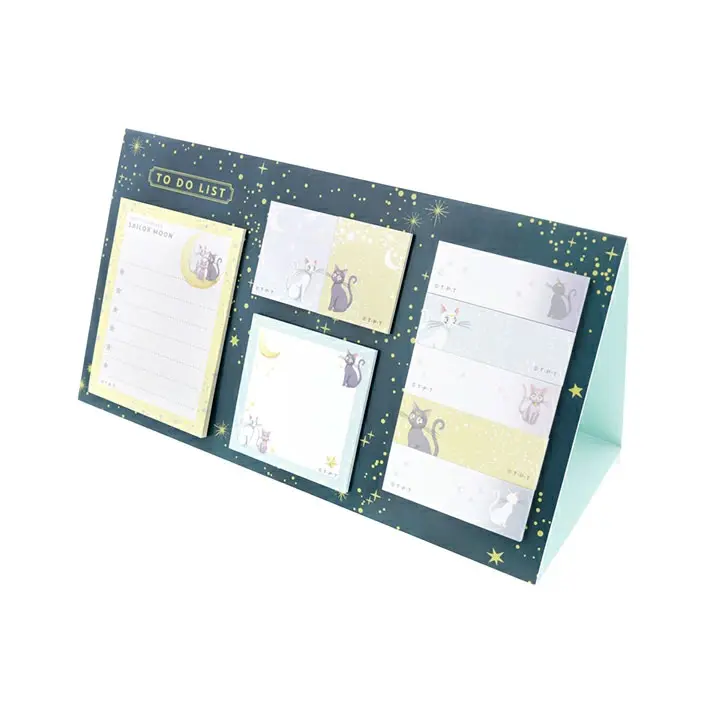 [Sailor Moon Store] Sailor Moon Sticky Notes-Set zum Aufstellen Luna & Artemis