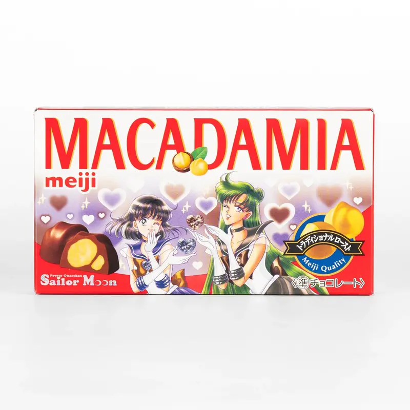 Sailor Moon x Meiji Macadamianüsse mit Kakaoüberzug - Sailor Saturn & Sailor Pluto