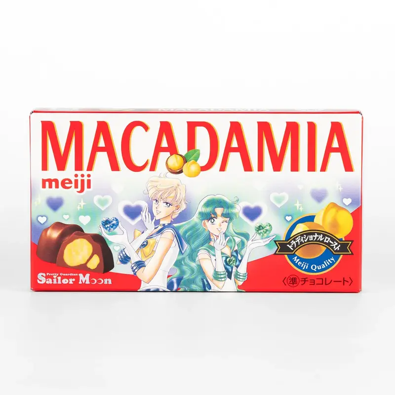 Sailor Moon x Meiji Macadamianüsse mit Kakaoüberzug - Sailor Uranus & Sailor Neptun