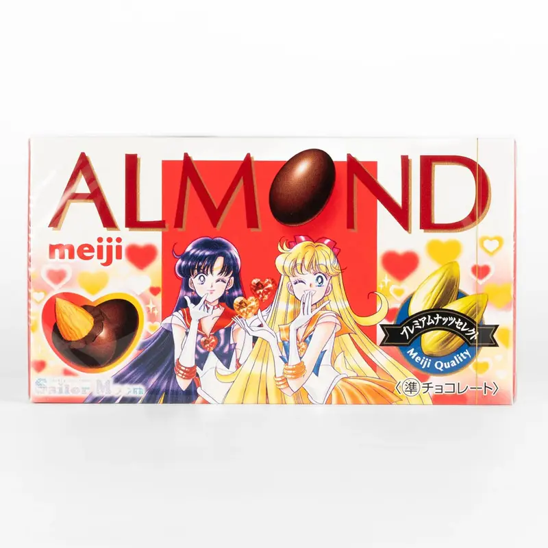 Sailor Moon x Meiji Mandeln mit Kakaoüberzug - Sailor Mars & Sailor Venus