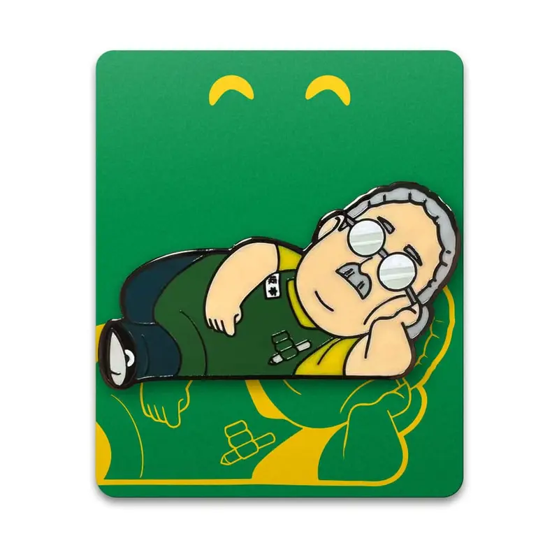 Sakamoto Days Ansteck-Pin Laying Down Sakamoto 5 cm