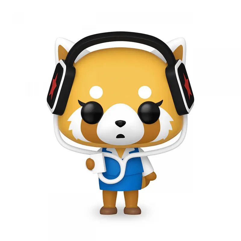 Sanrio - Aggretsuko mit Kopfhörern - Funko Pop! Vinyl Figur N° 97 - 9cm - Funko