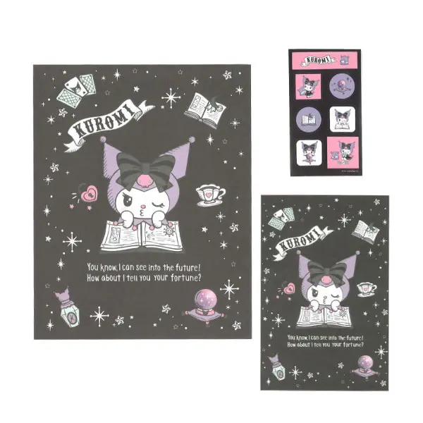 Sanrio Characters Briefpapier-Set "Kuromi Fortune"