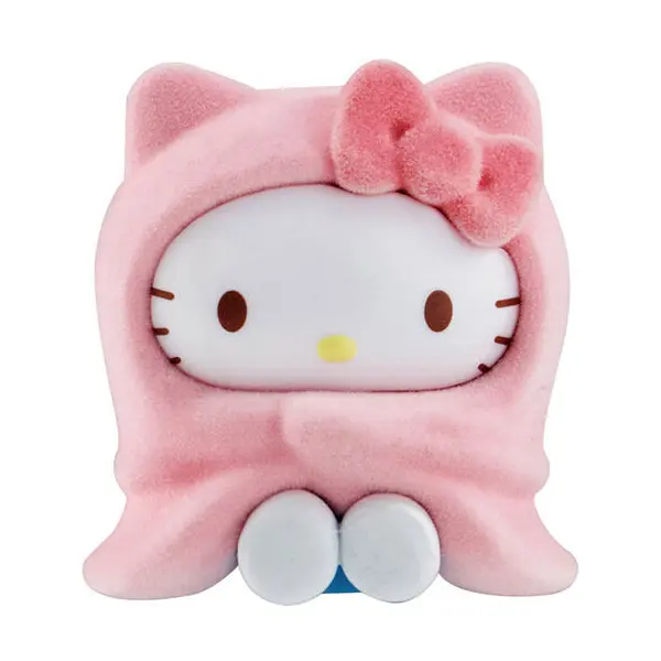 Sanrio Characters Futon Kaburikko Gashapon Figur Hello Kitty