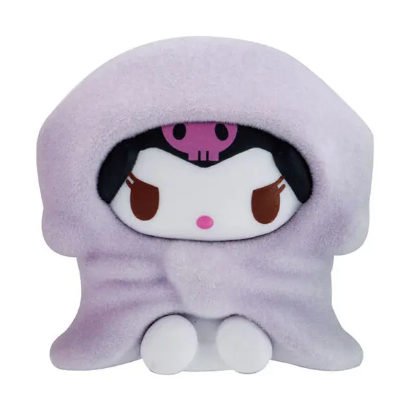 Sanrio Characters Futon Kaburikko Gashapon Figur Kuromi