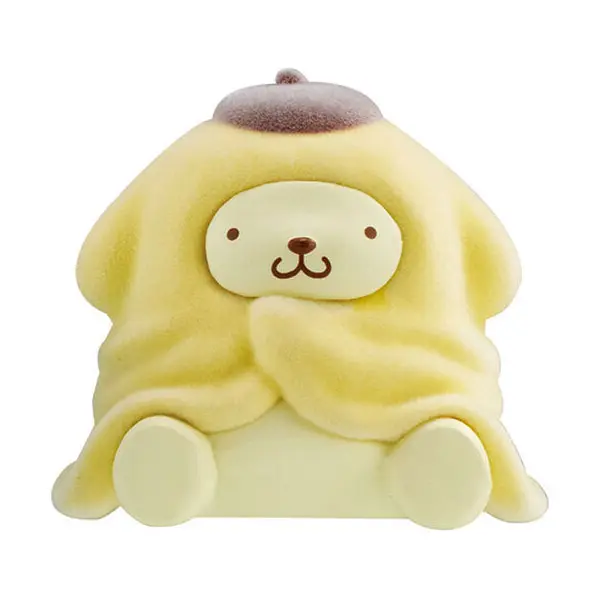 Sanrio Characters Futon Kaburikko Gashapon Figur Pompompurin