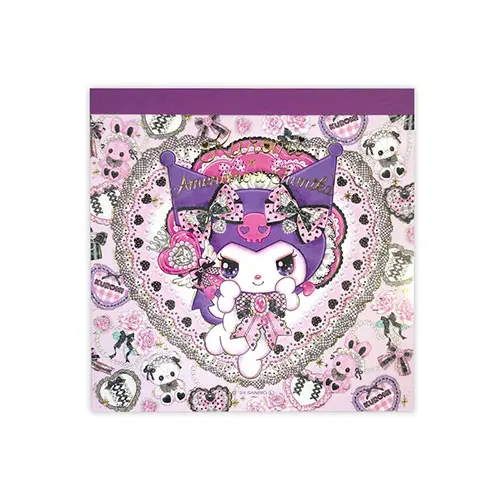 Sanrio Characters x Fumika Amenomori Memo Block Kuromi