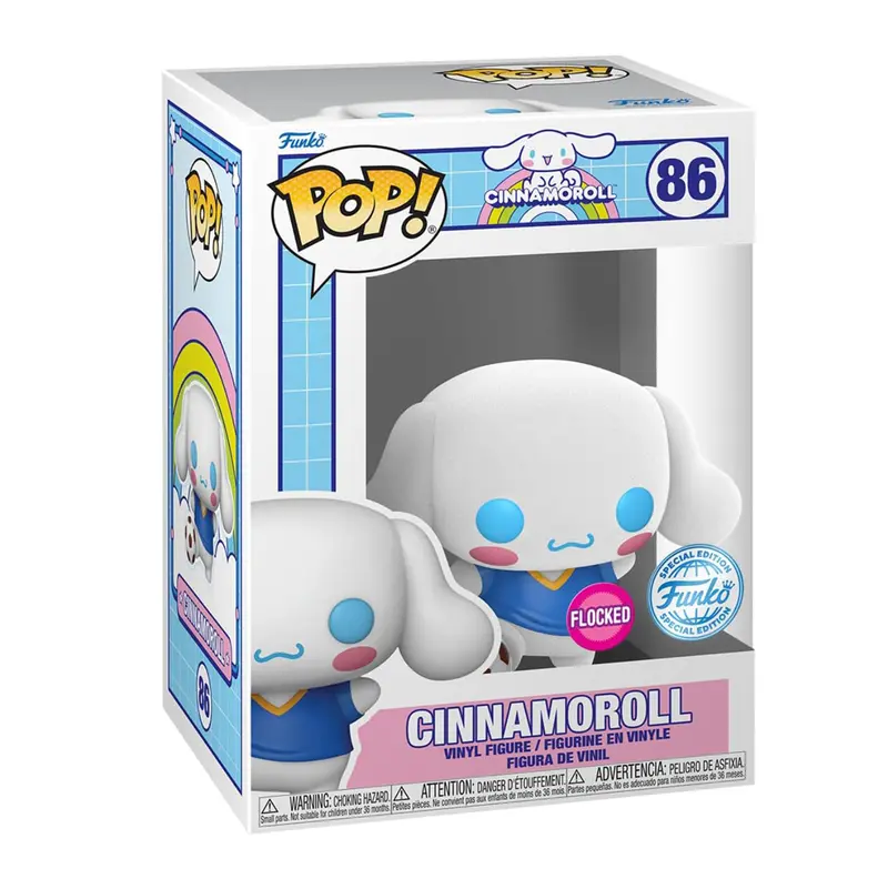 Sanrio - Cinnamoroll mit Fußball - Funko Pop! #86 Beflockt Exklusiv - 9,5cm