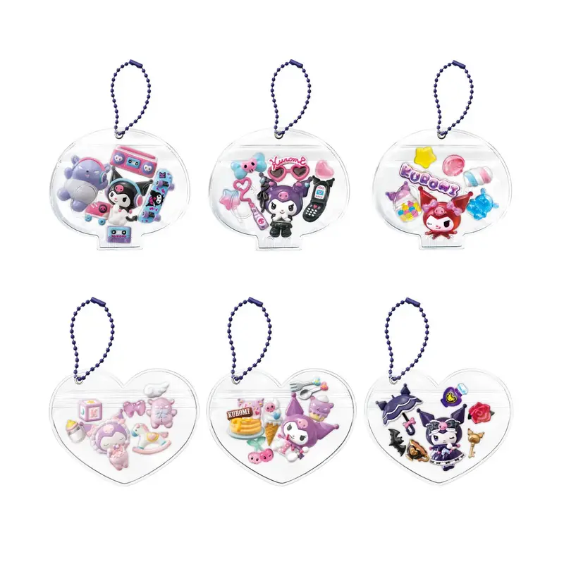 Sanrio - Kuromi DecoChara Pouch - Blindbox - Einzelbox - Re-Ment