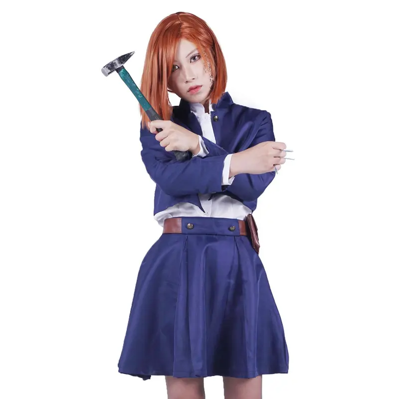 Schuluniform von Nobara Kugisaki, Cosplay Kostüm für Jujutsu Kaisen Fans, Größe