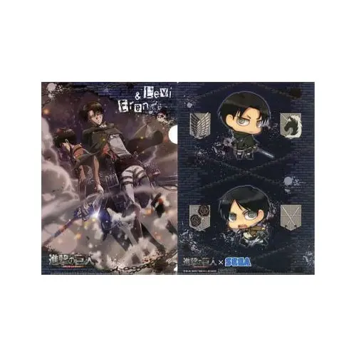 [SEGA Limited] Attack on Titan x SEGA Clearfile Levi & Eren
