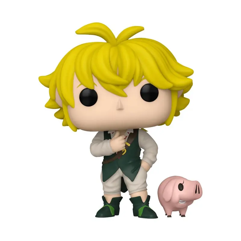 Seven Deadly Sins POP & Buddy! Animation Vinyl Figur Meliodas w/Hawk 9 cm