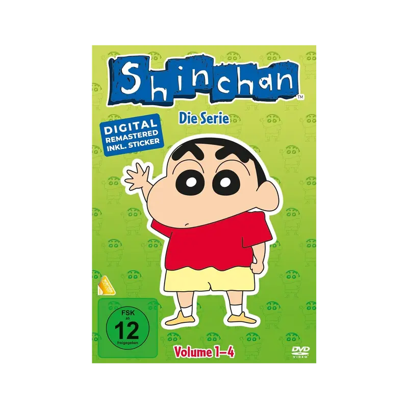 SHIN CHAN - DIE SERIE - Boxset mit Vol. 1 - 4 - Limited Edition inkl. Stickerfolie (DVD)