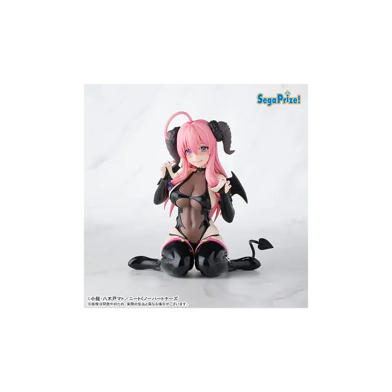 Shizuri Ideura in schwarzem Cosplay-Kostüm, I'm Living with an Otaku NEET Kunoichi!? Sammelfigur, 12 cm - SEGA