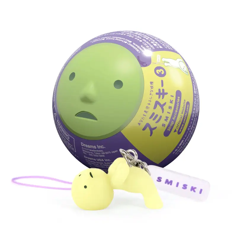 Smiski mit Strap | Smiski Sammelfigur | Blind Box Strap Figures Series 3 | 5 cm