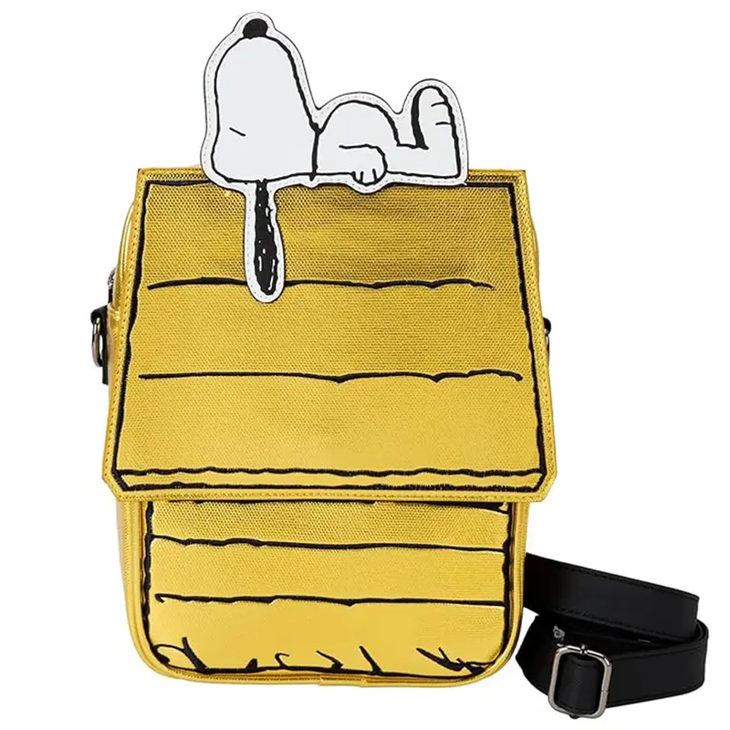Snoopy und Hundehütte, Peanuts Umhängetasche, 75th Anniversary - Loungefly