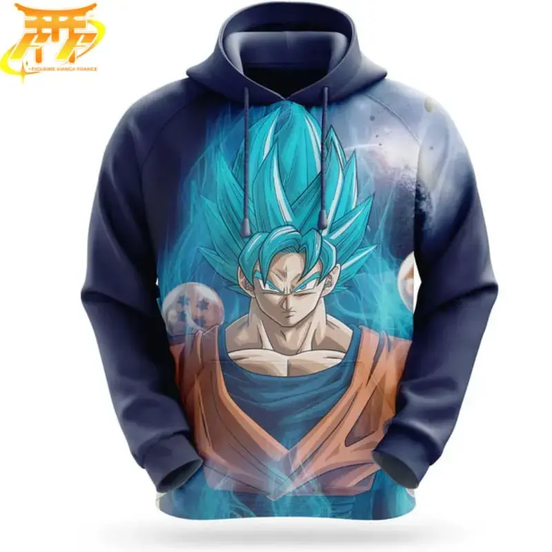 Son Goku „Super Saiyajin Blue“ Pullover – Dragon Ball Z