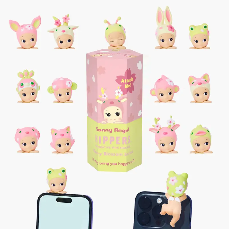 Sonny Angel Figur mit Kirschblütenmotiv | Blind Box Cherry Blossom Series | 8 cm