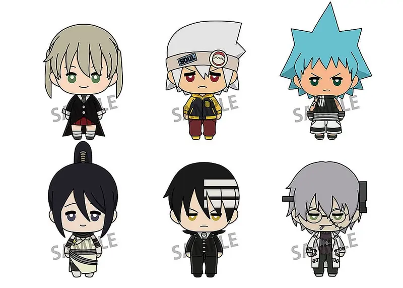 Soul Eater Nyokinto Mascot 6 PVC Figuren 5 cm