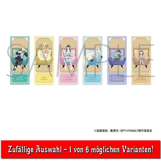 Spy x Family Clear Bookmark *Blindbag*