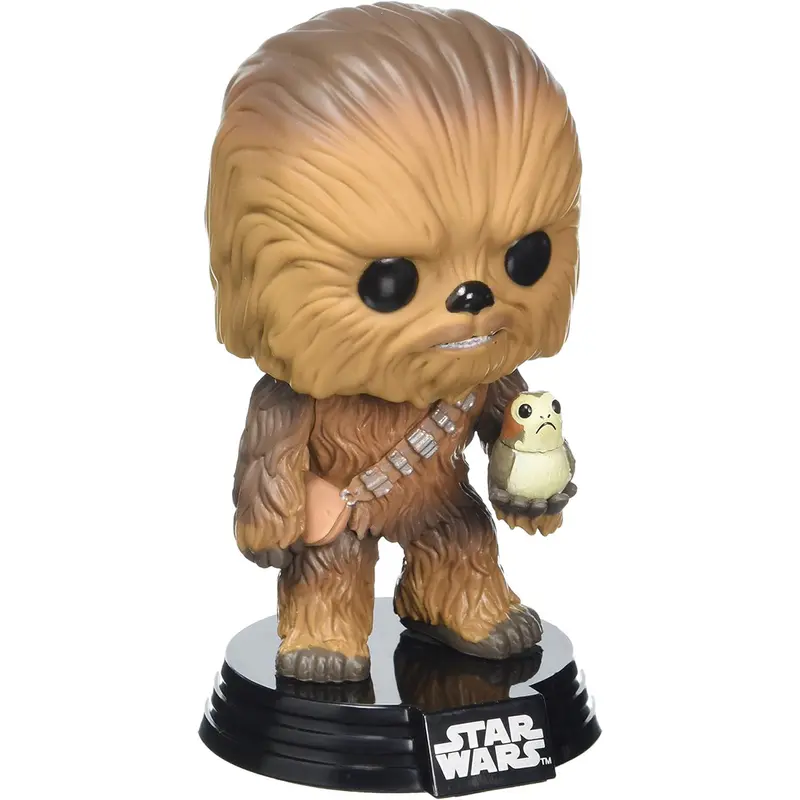 Star Wars - Chewbacca & Porg - Funko Pop! #195 - 9,5cm