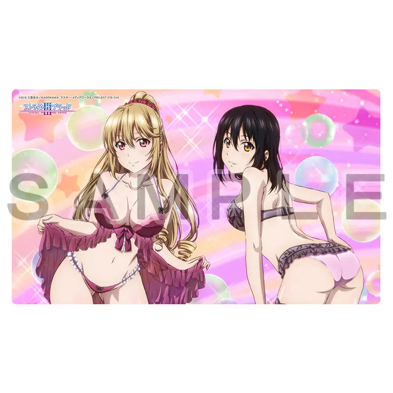 Strike the Blood III Unterlage Yukina Himeragi & Asagi Aibai / Bubbles