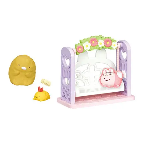 Sumikkogurashi "Secret Garden Party" Re-Ment Figur (4) "Swing"