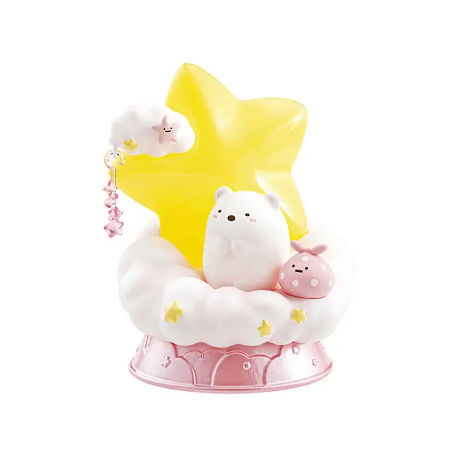 Sumikkogurashi "Starrium Twinkle Twinkle Star Tour" Re-Ment Figur (1) Shirokuma & Furoshiki