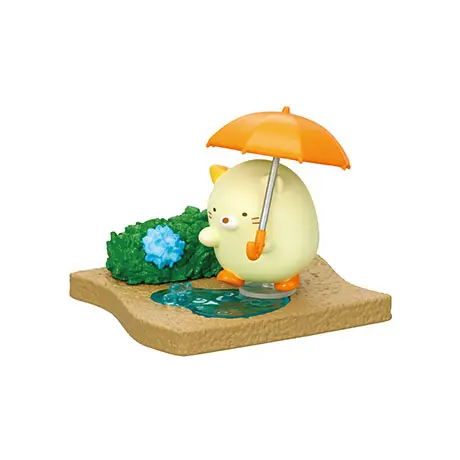 Sumikkogurashi "Walking On A Rainy Day" Re-Ment Figur (2) Neko